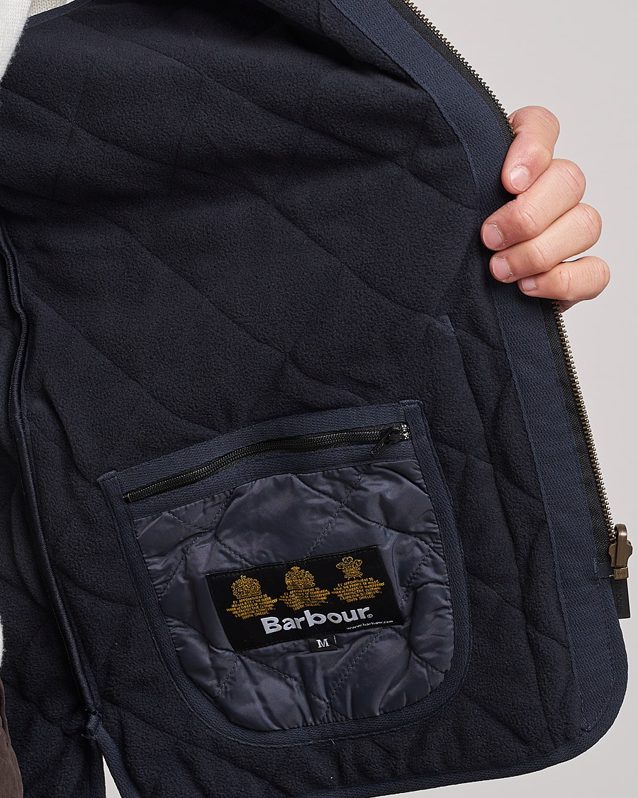 Herr | Västar | Barbour Lifestyle | Quilt Waistcoat/Zip-In Liner Navy