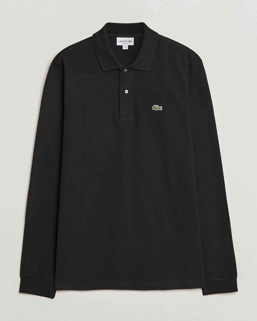 Herr | Pikéer | Lacoste | Original Long Sleeve Polo Piké Black