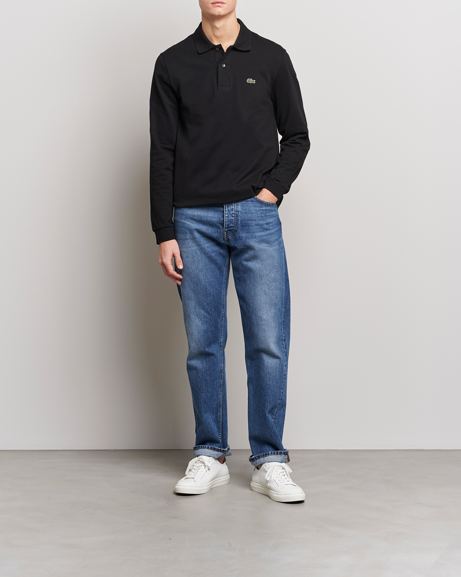 Herr | Pikéer | Lacoste | Original Long Sleeve Polo Piké Black