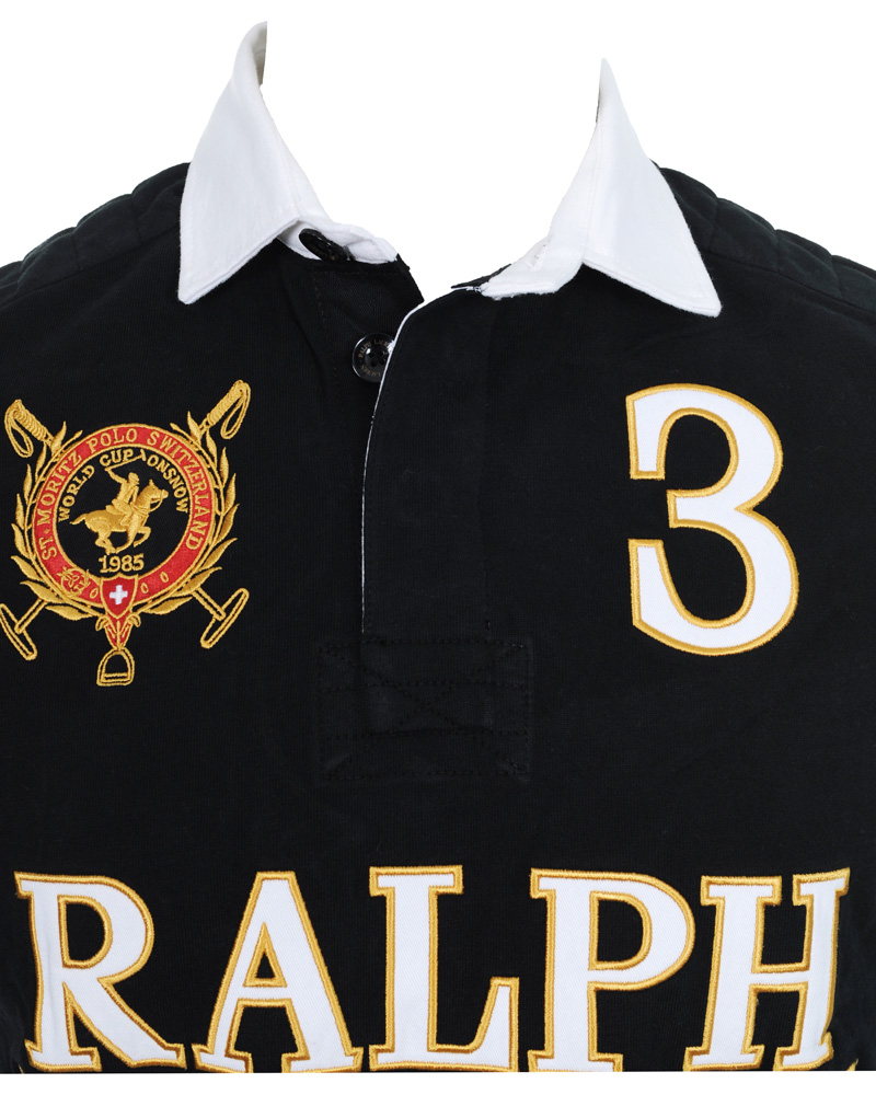 Herr | Tröjor | Polo Ralph Lauren | Custom Fit Rugby Black