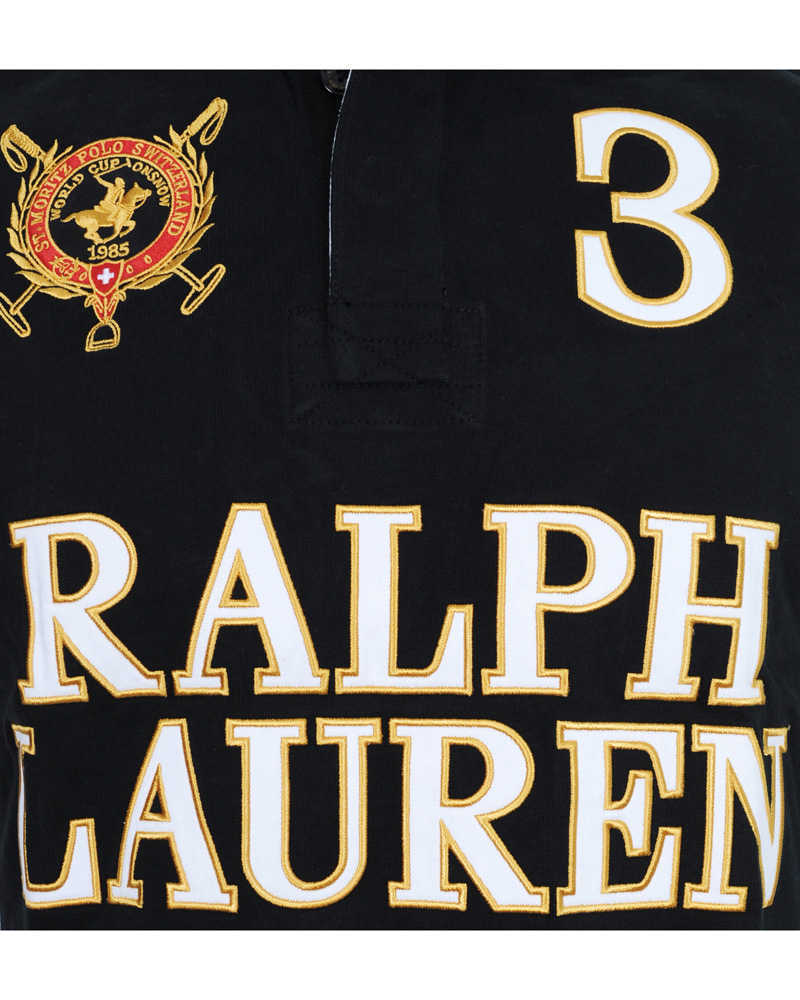 Herr | Tröjor | Polo Ralph Lauren | Custom Fit Rugby Black