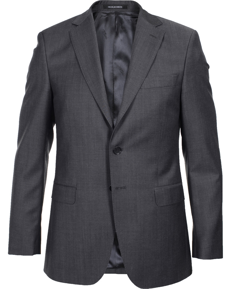 Herr | Kavajer | Oscar Jacobson | Fuego Kavaj 100% Wool Grey 148