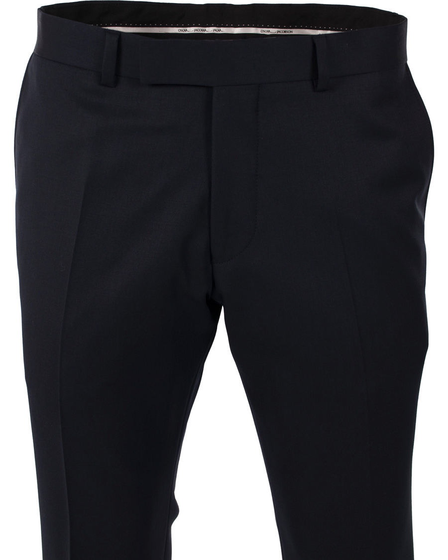 Herr | Byxor | Oscar Jacobson | Dave Kostymbyxa 100% Wool Navy 44
