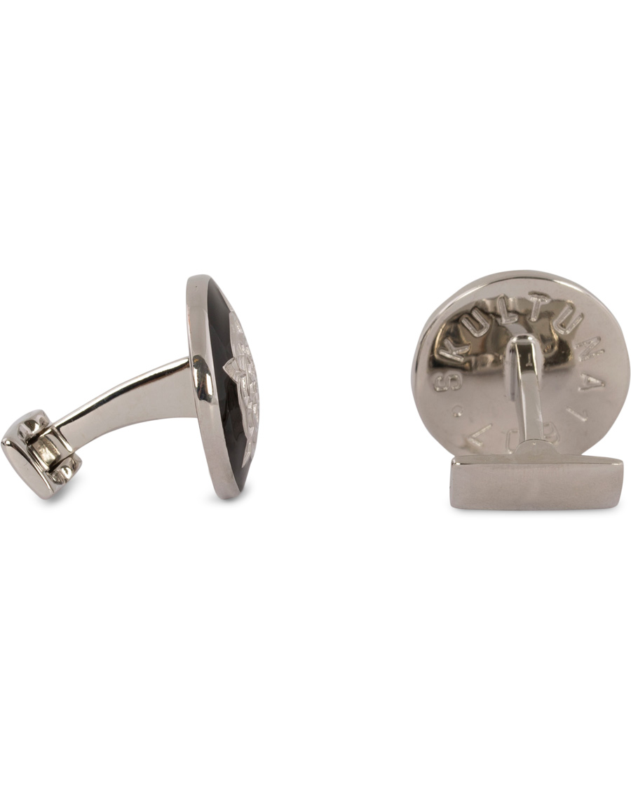 Herr | Skultuna Cuff Links The Tudor Rose Silver/Baroque | Skultuna | Cuff Links The Tudor Rose Silver/Baroque
