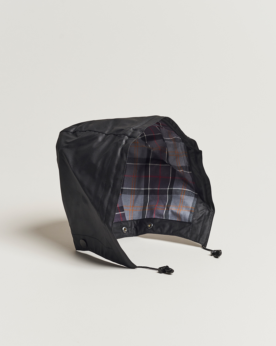Herr | Jackor | Barbour Lifestyle | Waxed Cotton Hood Black