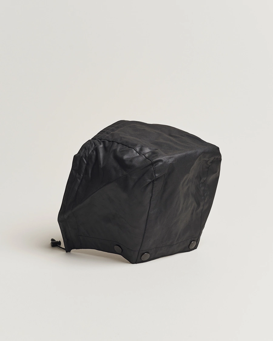 Herre | Tilbehør | Barbour Lifestyle | Waxed Cotton Hood Black