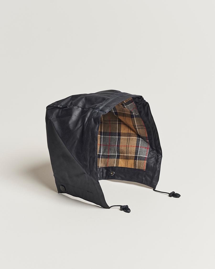 Herr | Jackor | Barbour Lifestyle | Waxed Cotton Hood Navy