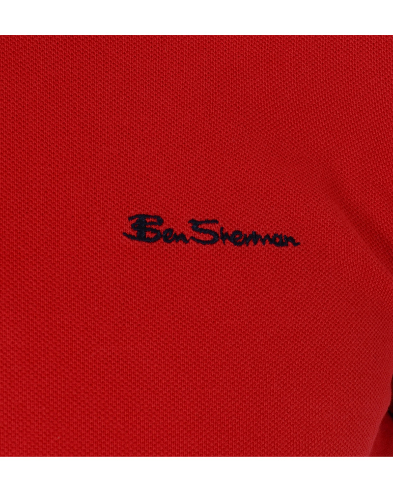 Herr | Pikéer | Ben Sherman | Piké Letter Box Red