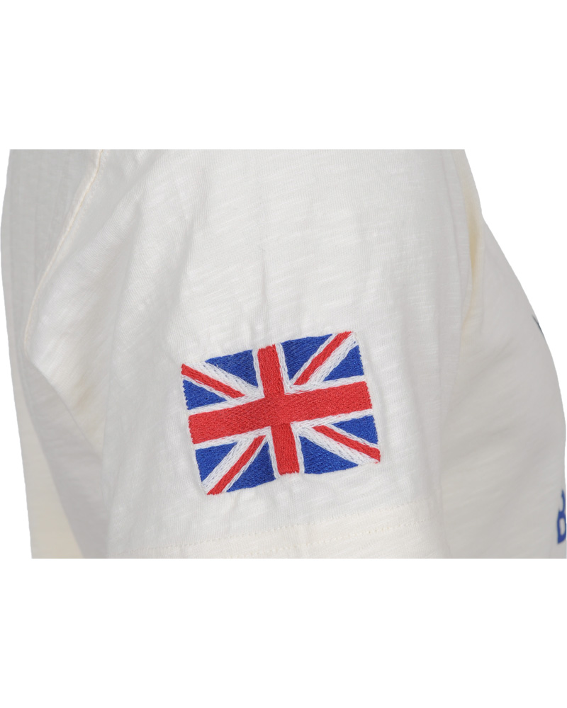 Herr | T-Shirts | Hackett | Logo Tee Off White