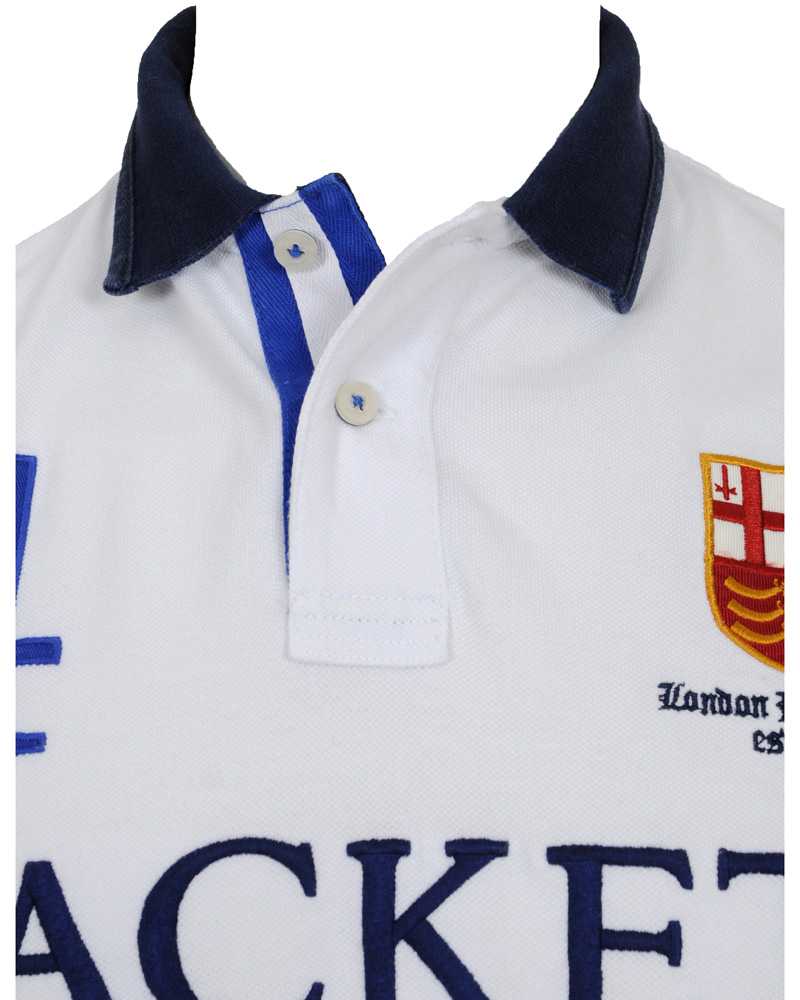 Herr | Pikéer | Hackett | London Rowing Club Polo White