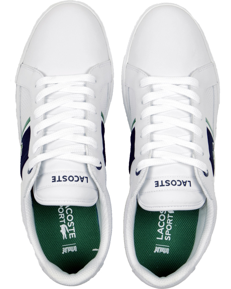 Herr | Lacoste Europa Cre Sneaker White Dark Blue | Lacoste | Europa Cre Sneaker White Dark Blue