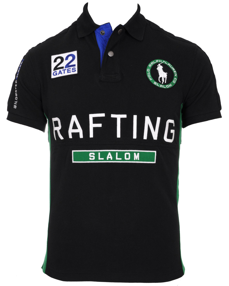 Herr | Pikéer | Polo Ralph Lauren | Custom Fit Polo Kayak Polo Black