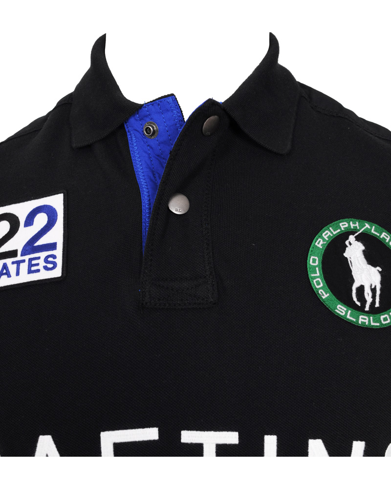 Herr | Pikéer | Polo Ralph Lauren | Custom Fit Polo Kayak Polo Black