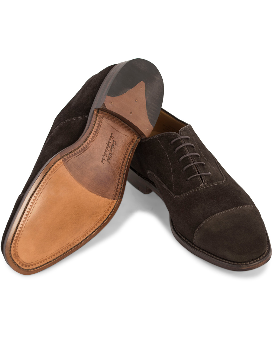 Herr | Loake 1880 Aldwych Oxford Dark Brown Suede | Loake 1880 | Aldwych Oxford Dark Brown Suede