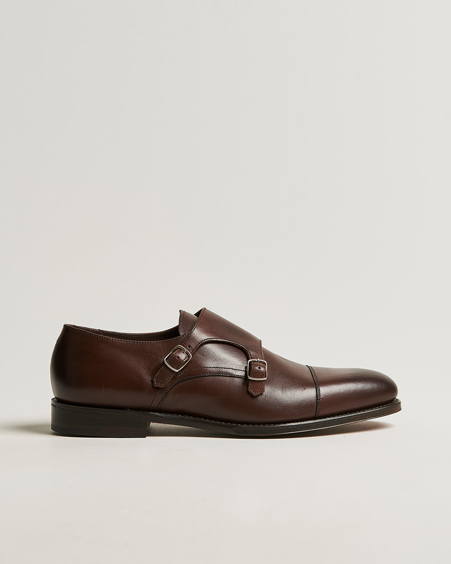 Herr | Loake 1880 Cannon Monkstrap Dark Brown Burnished Calf | Loake 1880 | Cannon Monkstrap Dark Brown Burnished Calf