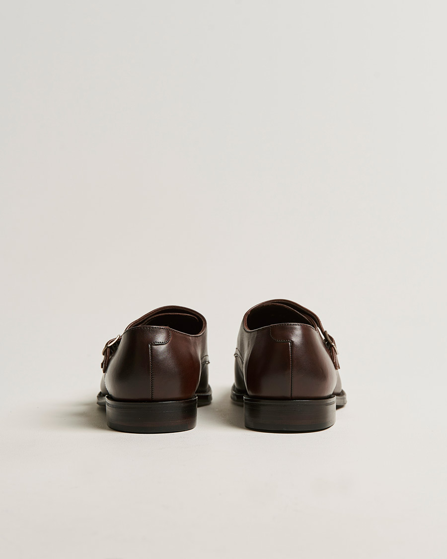 Herr | Loake 1880 Cannon Monkstrap Dark Brown Burnished Calf | Loake 1880 | Cannon Monkstrap Dark Brown Burnished Calf