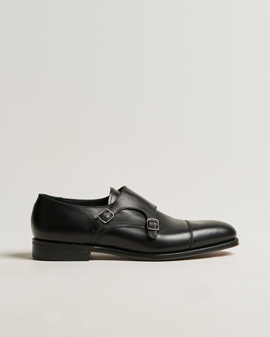 Herr | Munkskor | Loake 1880 | Cannon Monkstrap Black Calf