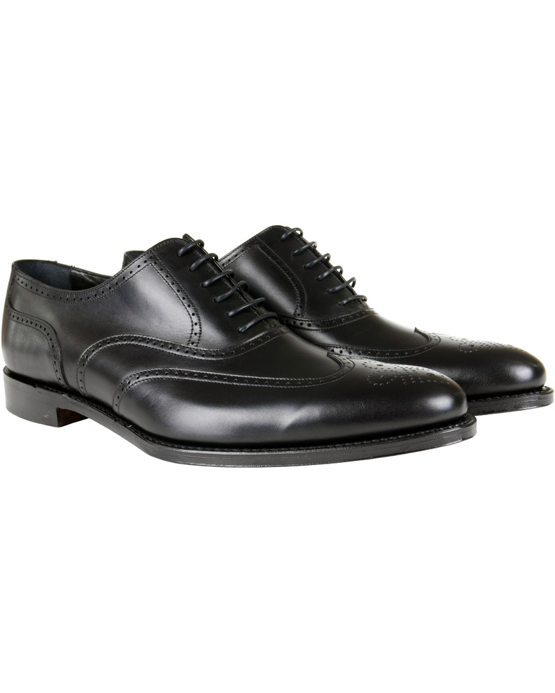 Herr | Loake 1880 Savoy Brogue Black Calf | Loake 1880 | Savoy Brogue Black Calf