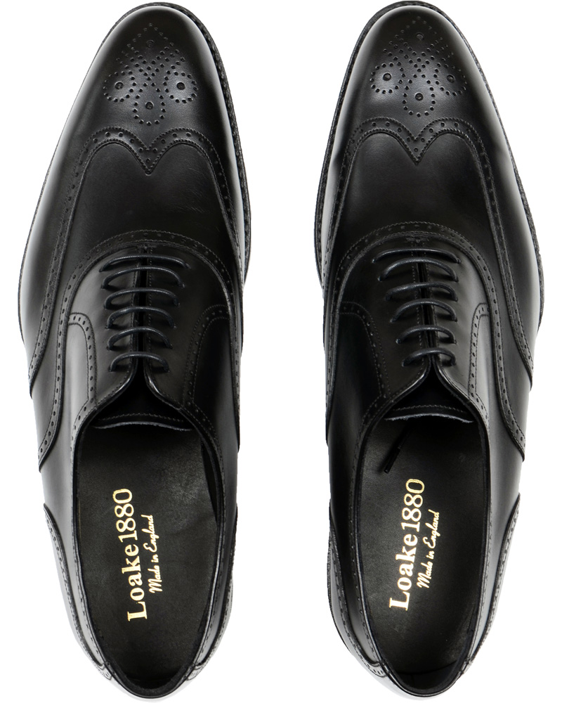 Herr | Loake 1880 Savoy Brogue Black Calf | Loake 1880 | Savoy Brogue Black Calf