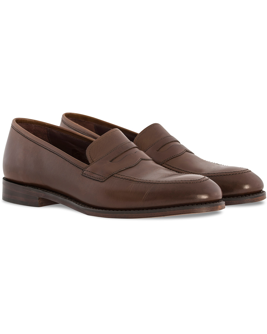 Herr | Loake 1880 Whitehall Loafer Dark Brown Burnished Calf | Loake 1880 | Whitehall Loafer Dark Brown Burnished Calf