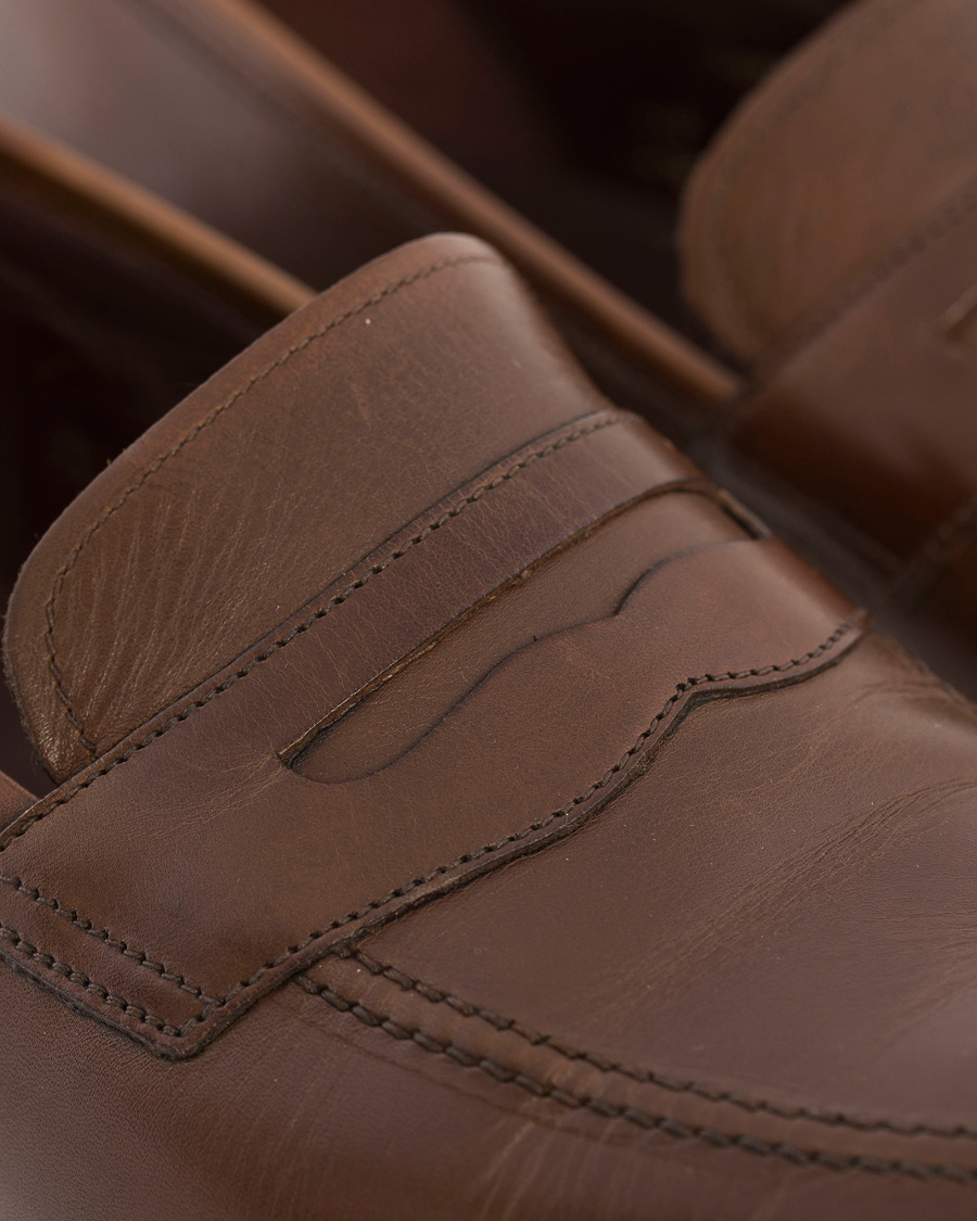 Herr | Loake 1880 Whitehall Loafer Dark Brown Burnished Calf | Loake 1880 | Whitehall Loafer Dark Brown Burnished Calf