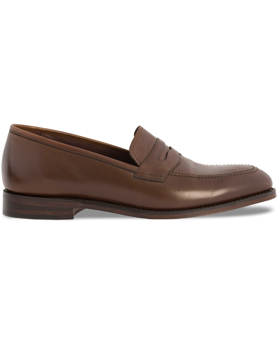Herr | Loake 1880 Whitehall Loafer Dark Brown Burnished Calf | Loake 1880 | Whitehall Loafer Dark Brown Burnished Calf