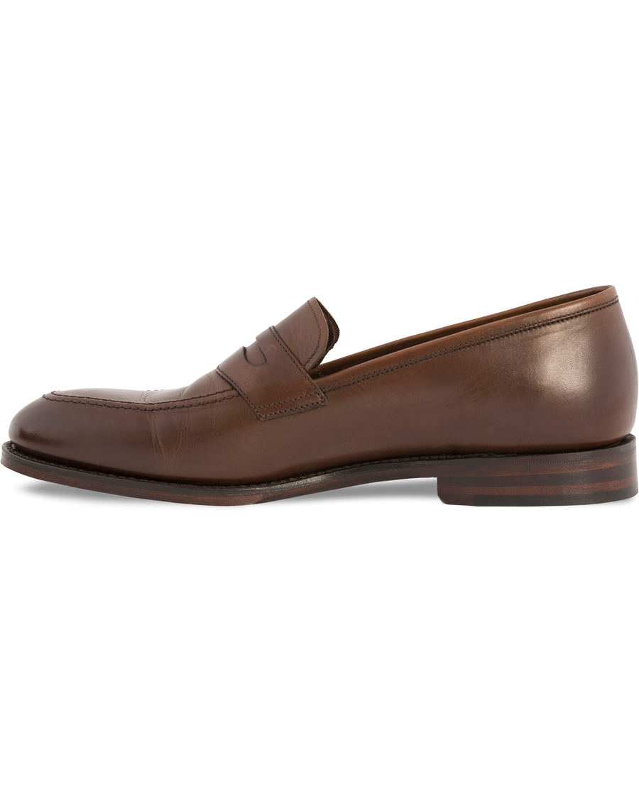 Herr | Loake 1880 Whitehall Loafer Dark Brown Burnished Calf | Loake 1880 | Whitehall Loafer Dark Brown Burnished Calf