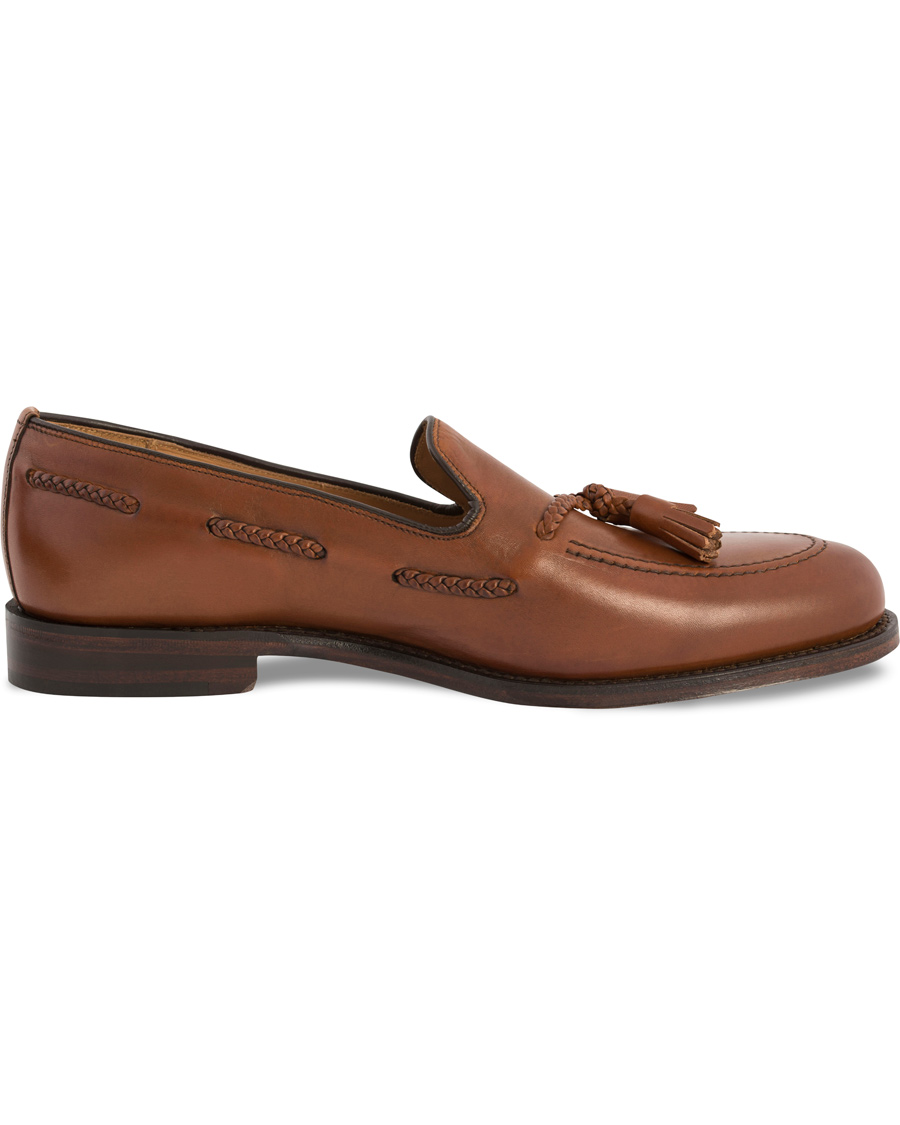 Herr | Loake 1880 Temple Loafer Brown Burnished Calf | Loake 1880 | Temple Loafer Brown Burnished Calf