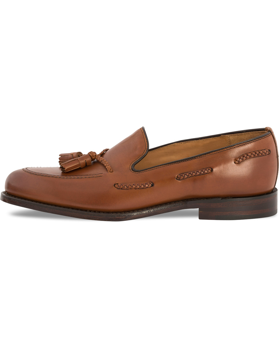 Herr | Loake 1880 Temple Loafer Brown Burnished Calf | Loake 1880 | Temple Loafer Brown Burnished Calf