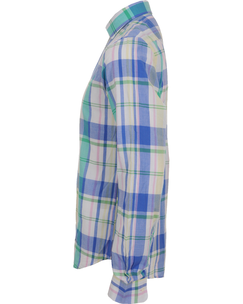 Herr | Skjortor | GANT Rugger | Handloom Madras Shirt Bluebell