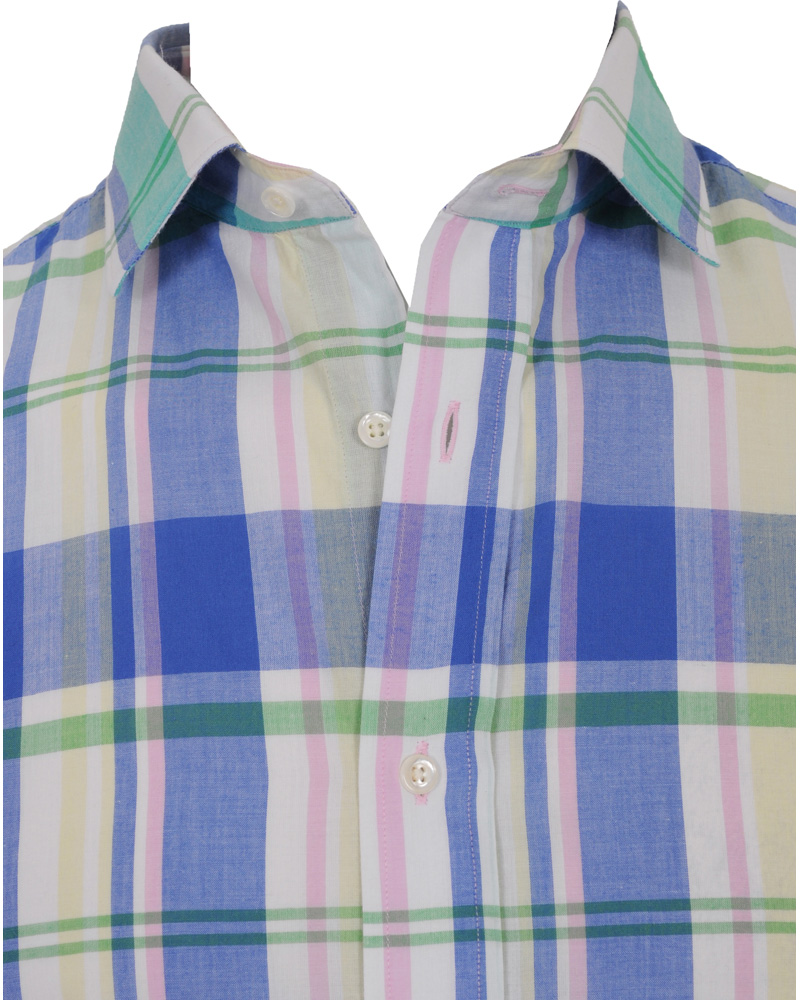 Herr | Skjortor | GANT Rugger | Handloom Madras Shirt Bluebell
