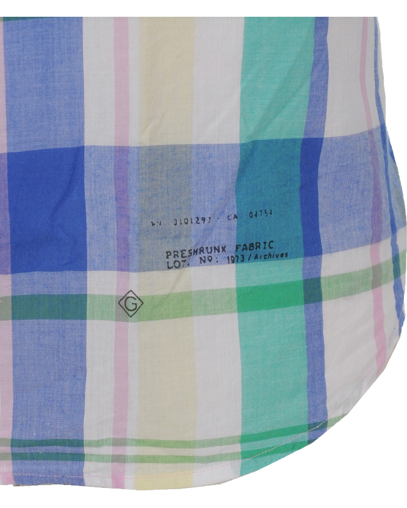 Herr | Skjortor | GANT Rugger | Handloom Madras Shirt Bluebell