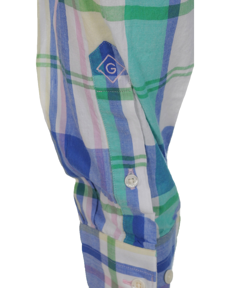 Herr | Skjortor | GANT Rugger | Handloom Madras Shirt Bluebell