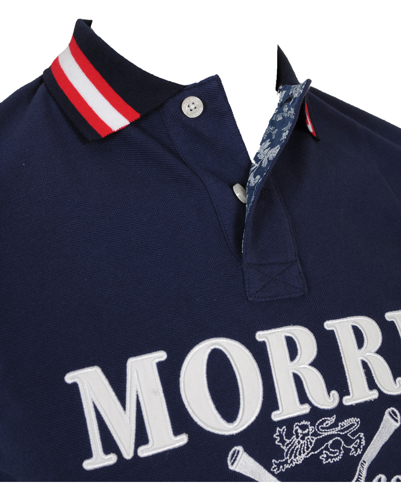 Herr | Pikéer | Morris | Guildford Piqué Navy