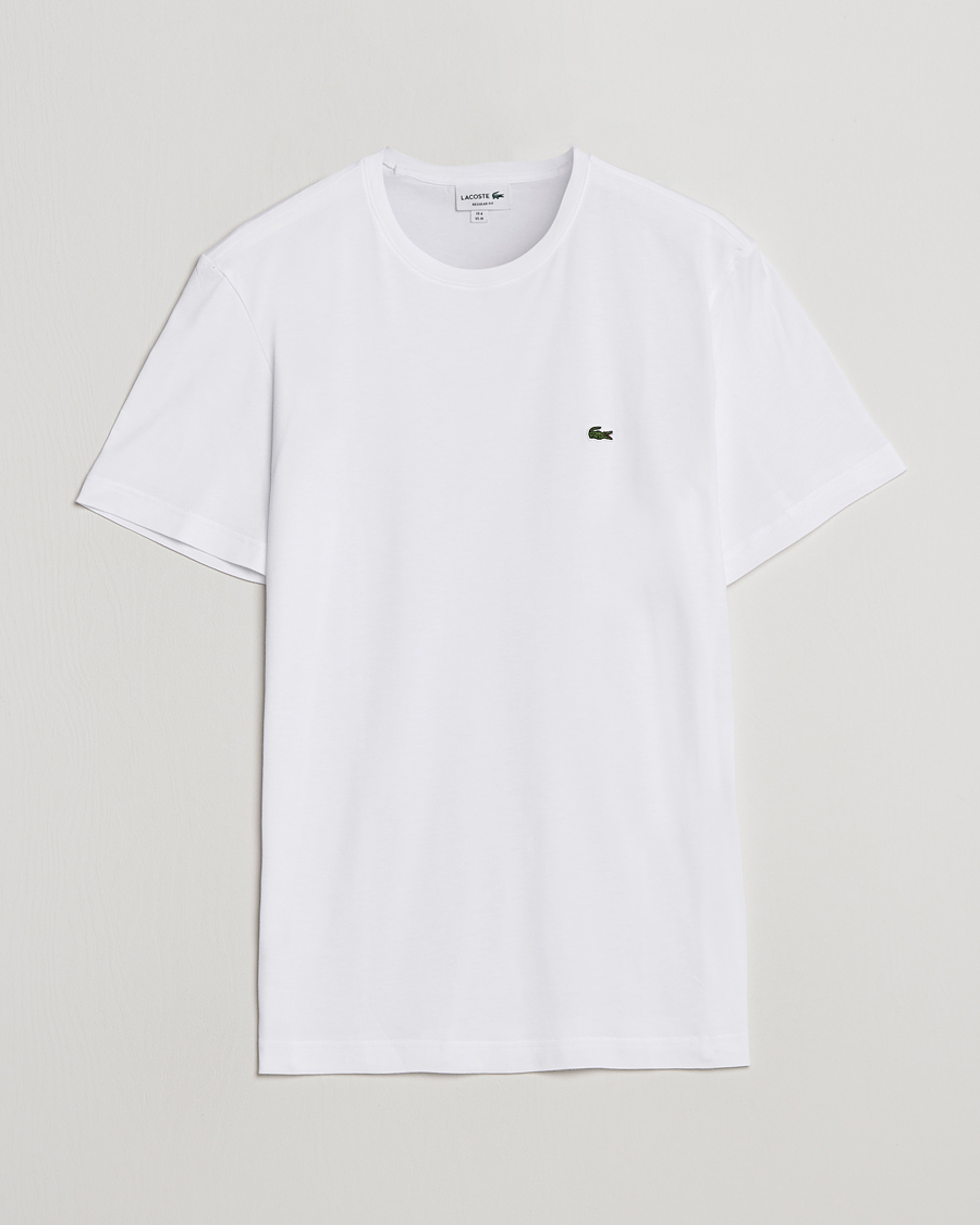 Herr | T-Shirts | Lacoste | Crew Neck T-Shirt White