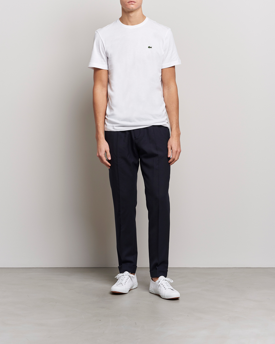 Herr | T-Shirts | Lacoste | Crew Neck T-Shirt White