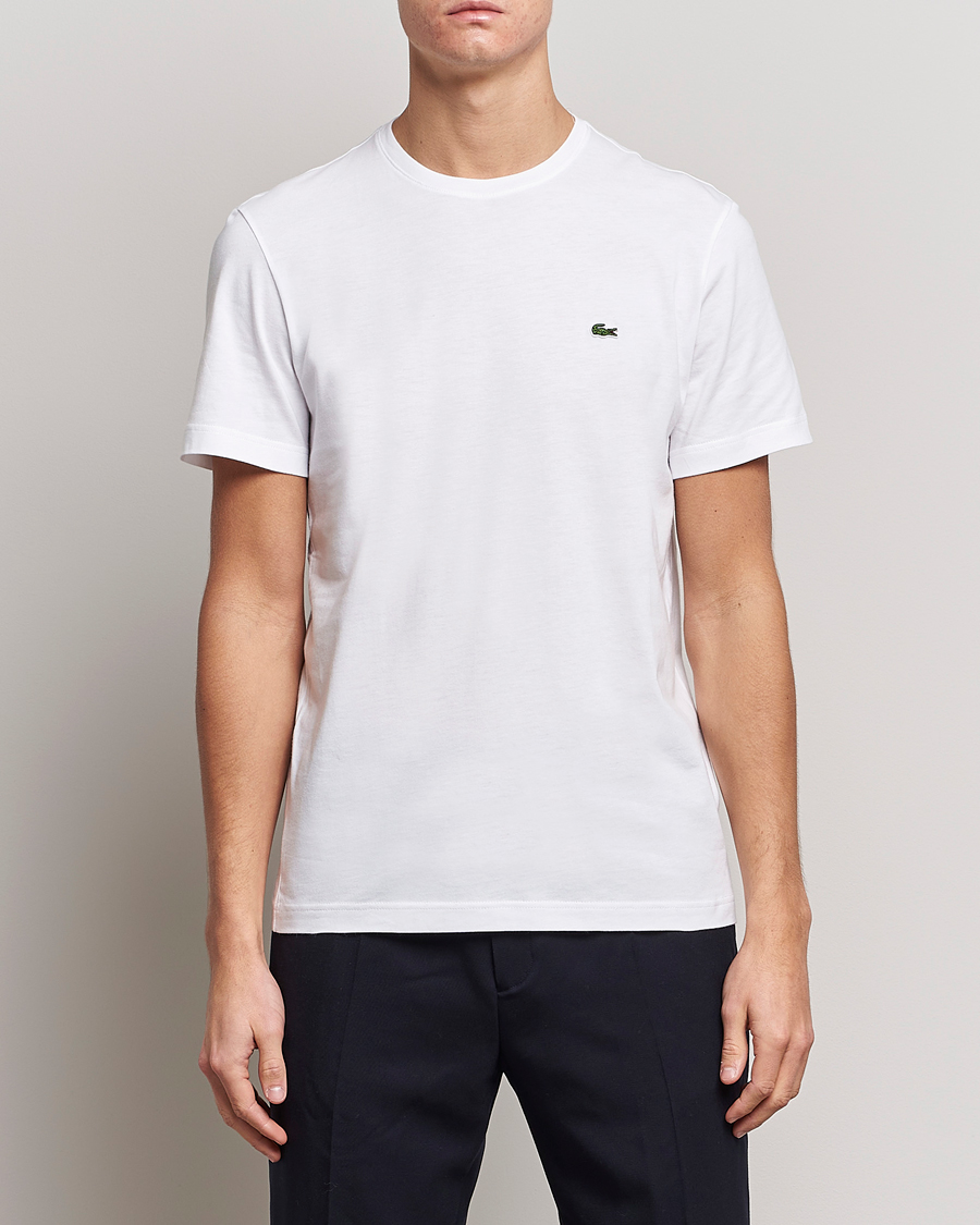 Herr | Vita t-shirts | Lacoste | Crew Neck T-Shirt White