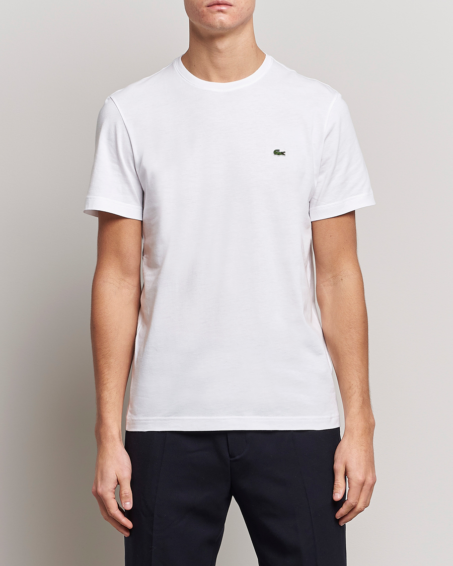 Herr | Kläder | Lacoste | Crew Neck T-Shirt White