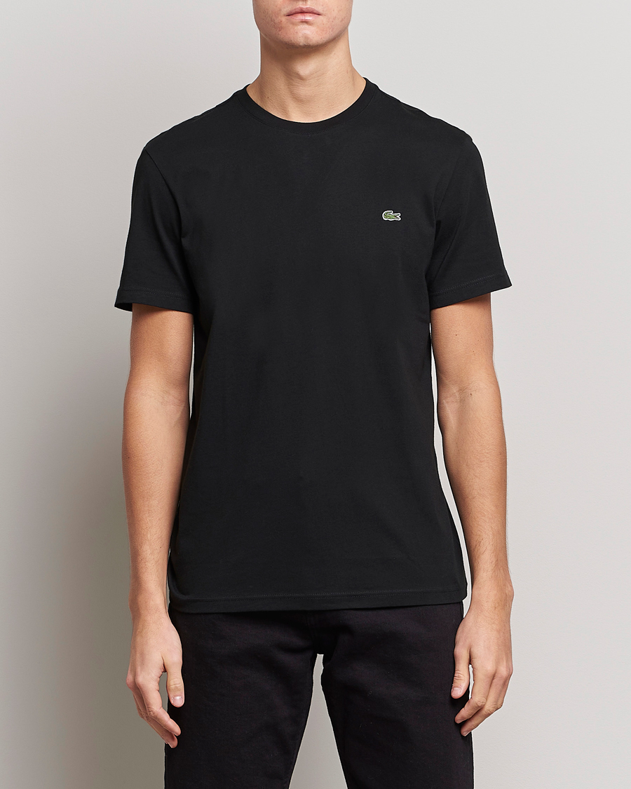 Herr | Svarta t-shirts | Lacoste | Crew Neck T-Shirt Black