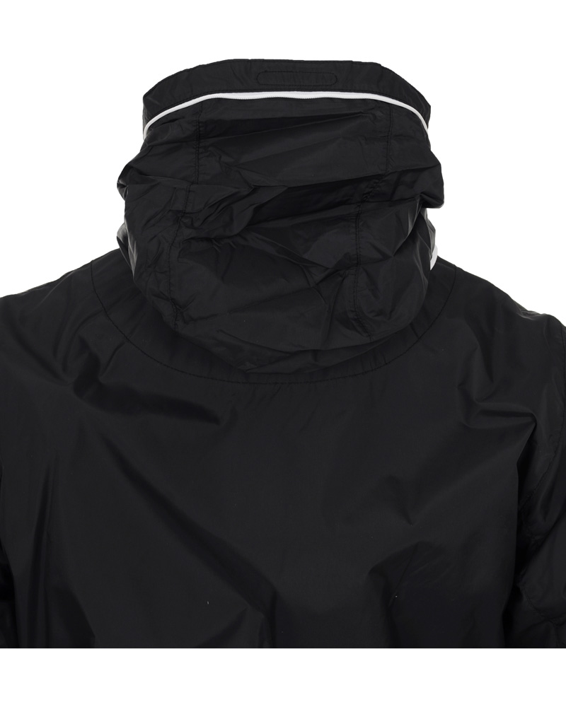Herr | Jackor | Lacoste | Hood Windbreaker Jacket Black/White