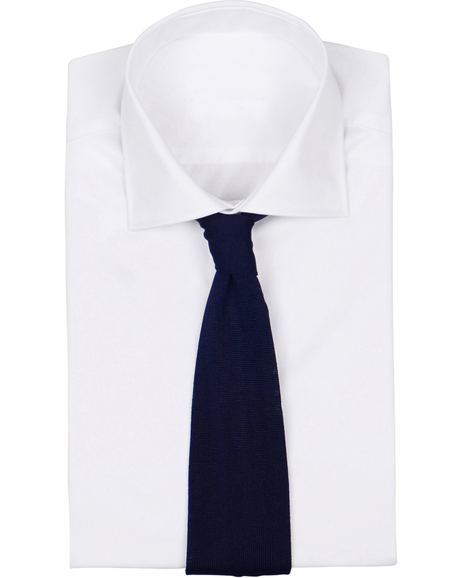 Herr | Tiger of Sweden Peschici Tie 7,5 cm Blue | Tiger of Sweden | Peschici Tie 7,5 cm Blue