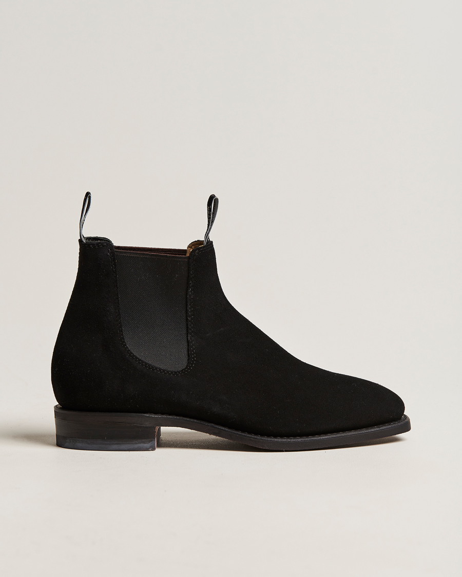 Herr | R.M.Williams Blaxland G Boot Suede Black | R.M.Williams | Blaxland G Boot Suede Black