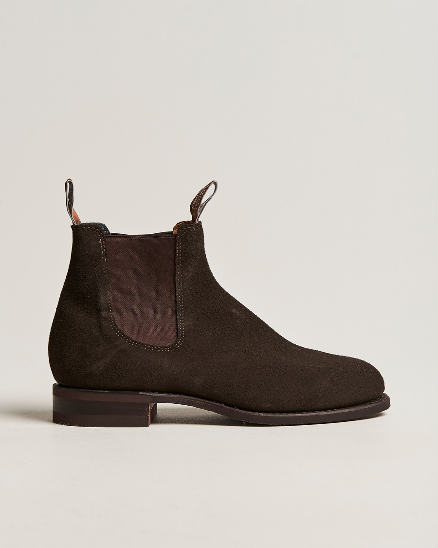 Herr | R.M.Williams Wentworth G Boot Chocolate Suede | R.M.Williams | Wentworth G Boot Chocolate Suede