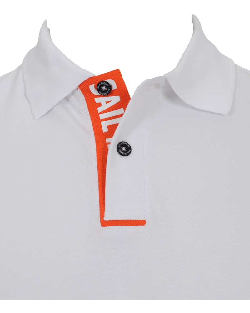 Herr | Pikéer | Sail Racing | Race Polo White
