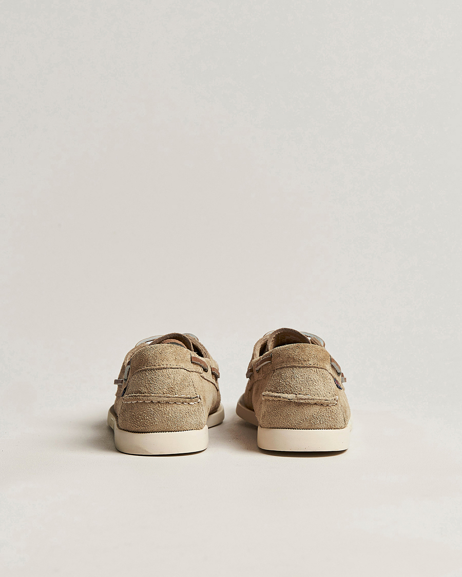 Herr | Seglarskor | Sebago | Docksides Suede Boat Shoe Beige Camel