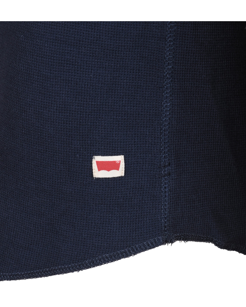 Herr | Tröjor | Levi's | Levis Long Sleeve Slim Waffle Henly Dress Blues