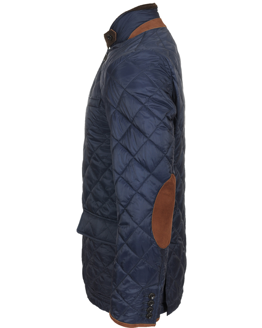 Herr | Jackor | Oscar Jacobson | Tiberius Quilted Jacket Navy