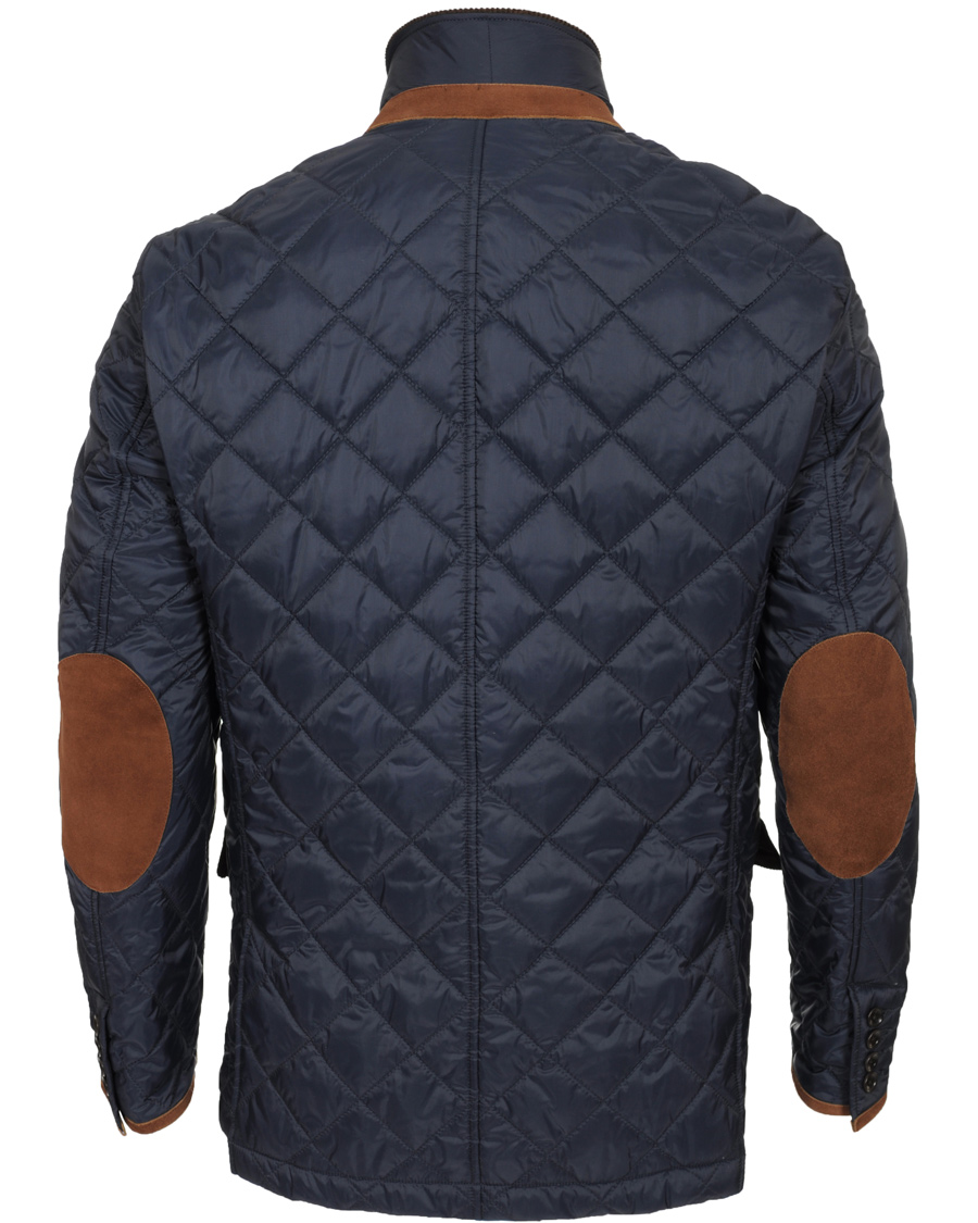Herr | Jackor | Oscar Jacobson | Tiberius Quilted Jacket Navy