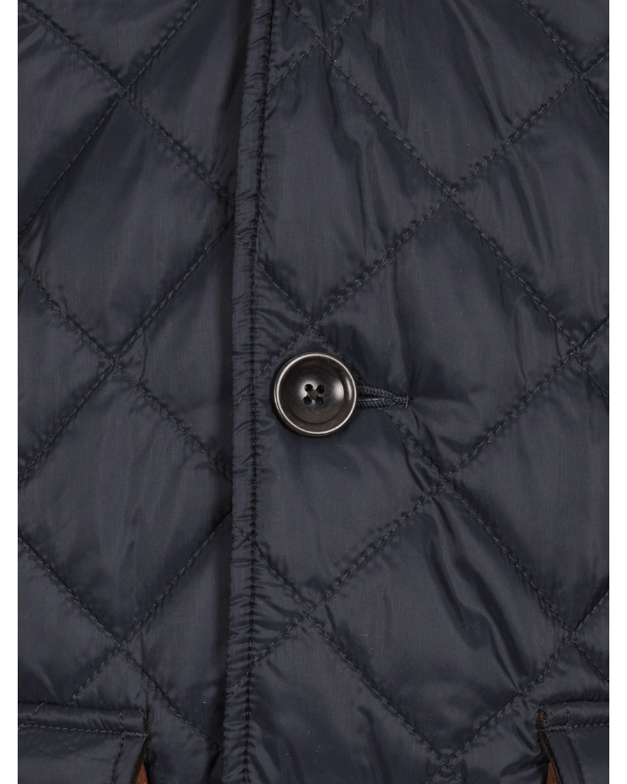 Herr | Jackor | Oscar Jacobson | Tiberius Quilted Jacket Navy