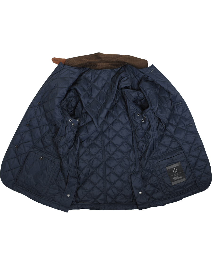 Herr | Jackor | Oscar Jacobson | Tiberius Quilted Jacket Navy